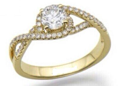 סוליטרים - טבעות אירוסין - SRE-224 Y -M